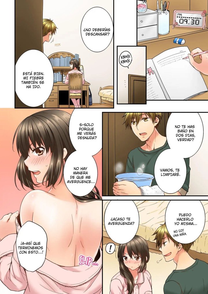 Osananajimi ni Ikasareru Nante...! Doukyo Shonichi ni Kenka Ecchi Capítulo 19 - Página 7
