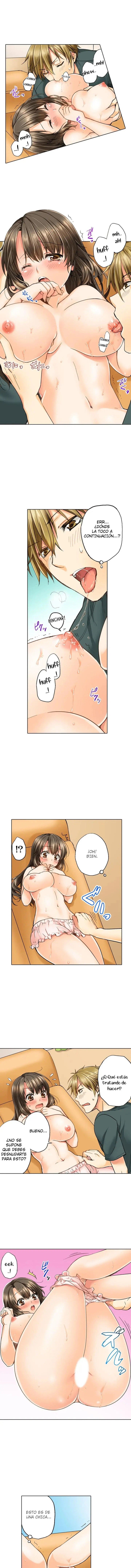 Osananajimi ni Ikasareru Nante...! Doukyo Shonichi ni Kenka Ecchi Capítulo 2 - Página 4
