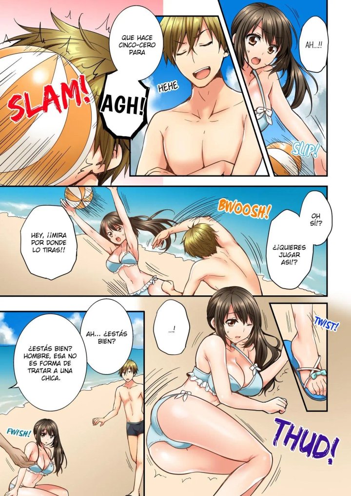 Osananajimi ni Ikasareru Nante...! Doukyo Shonichi ni Kenka Ecchi Capítulo 22 - Página 4