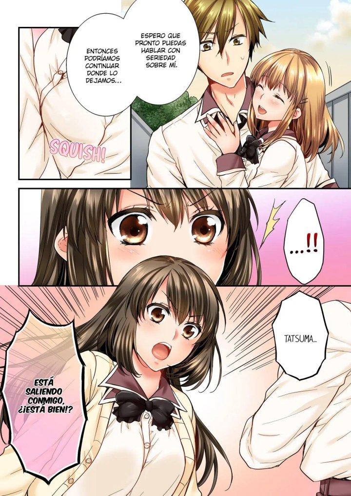 Osananajimi ni Ikasareru Nante...! Doukyo Shonichi ni Kenka Ecchi Capítulo 33 - Página 9