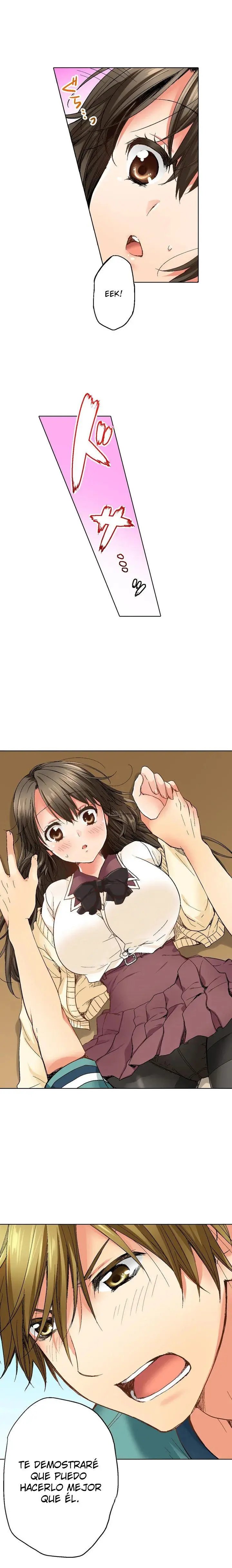 Osananajimi ni Ikasareru Nante...! Doukyo Shonichi ni Kenka Ecchi Capítulo 4 - Página 7