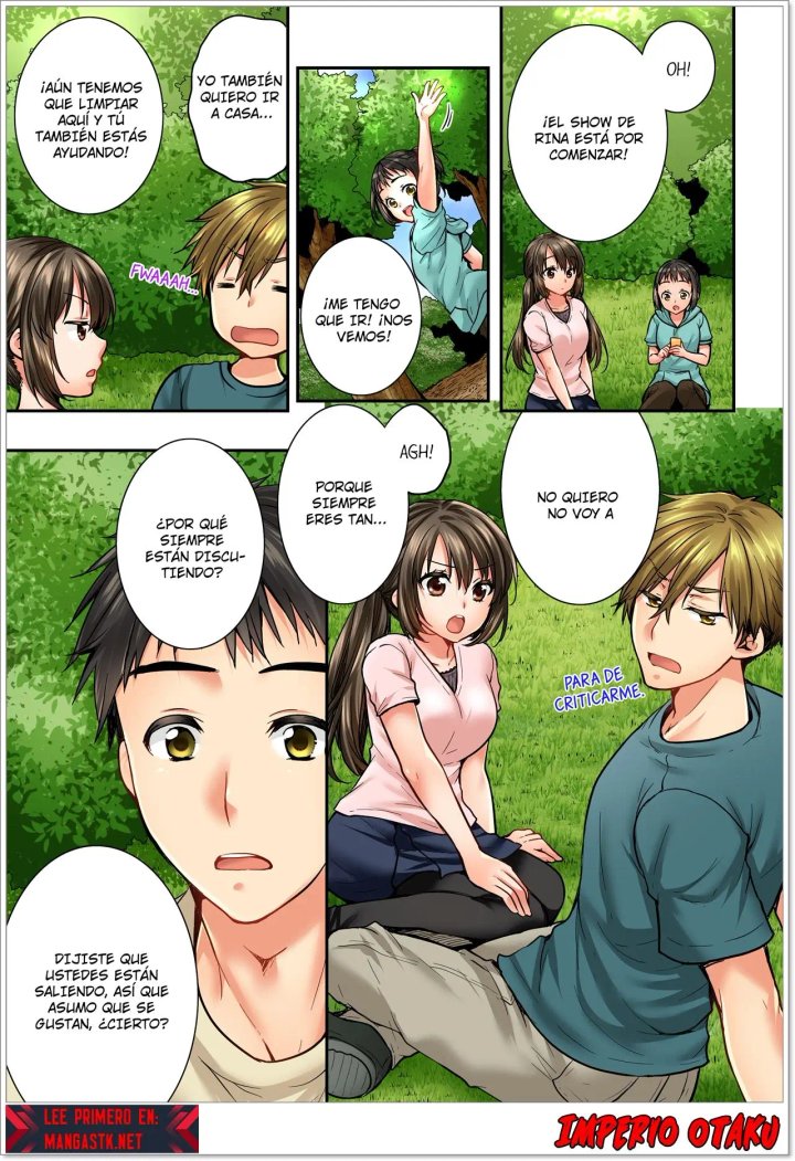 Osananajimi ni Ikasareru Nante...! Doukyo Shonichi ni Kenka Ecchi Capítulo 49 - Página 4