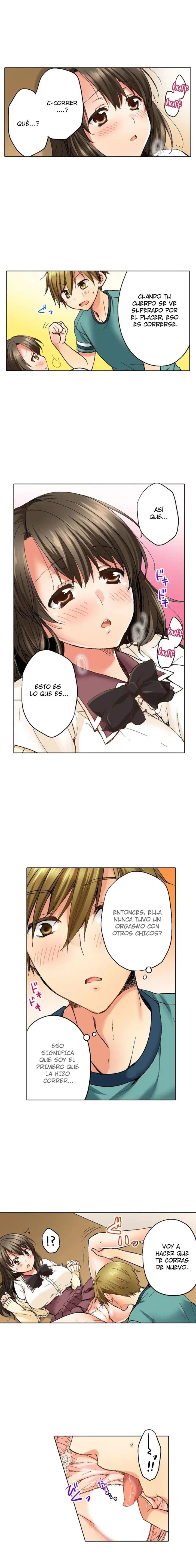 Osananajimi ni Ikasareru Nante...! Doukyo Shonichi ni Kenka Ecchi Capítulo 5 - Página 6