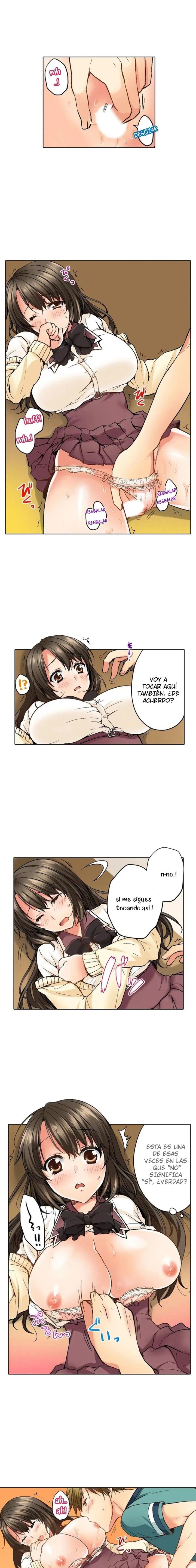 Osananajimi ni Ikasareru Nante...! Doukyo Shonichi ni Kenka Ecchi Capítulo 5 - Página 8