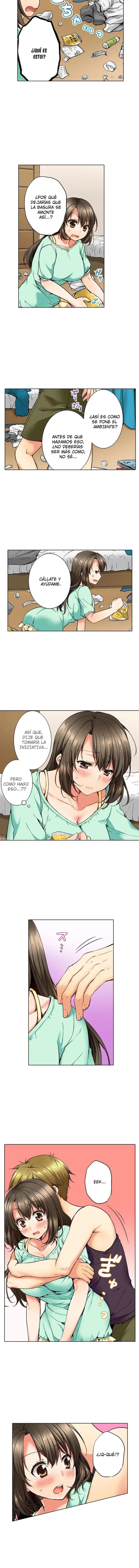 Osananajimi ni Ikasareru Nante...! Doukyo Shonichi ni Kenka Ecchi Capítulo 7 - Página 4