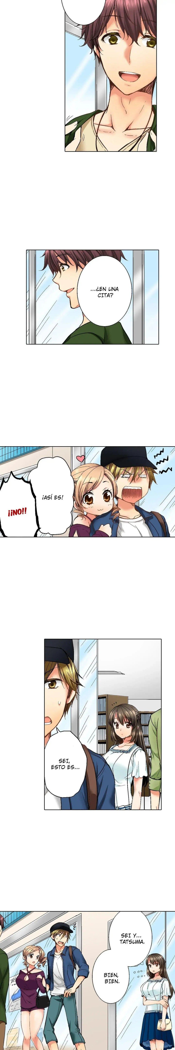 Osananajimi ni Ikasareru Nante...! Doukyo Shonichi ni Kenka Ecchi Capítulo 9 - Página 8