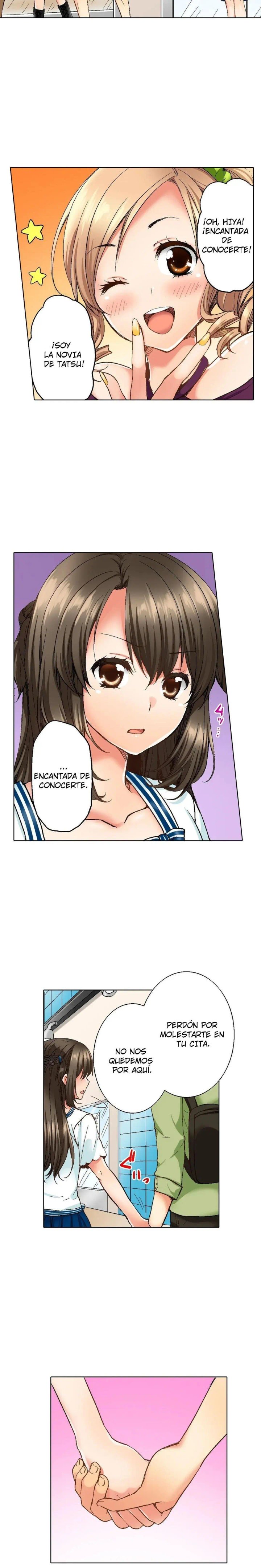 Osananajimi ni Ikasareru Nante...! Doukyo Shonichi ni Kenka Ecchi Capítulo 9 - Página 9