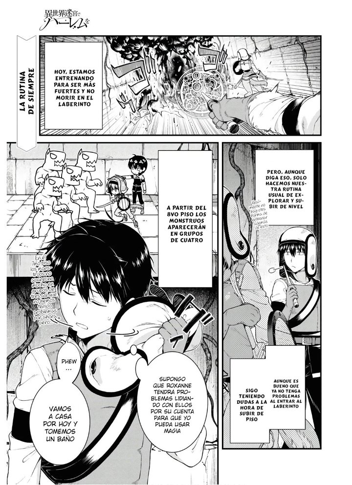 Isekai Meikyuu de Dorei Harem wo Capítulo 15.3 - Página 2