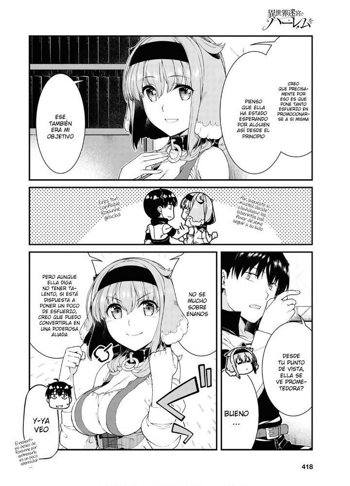 Isekai Meikyuu de Dorei Harem wo Capítulo 16.2 - Página 14