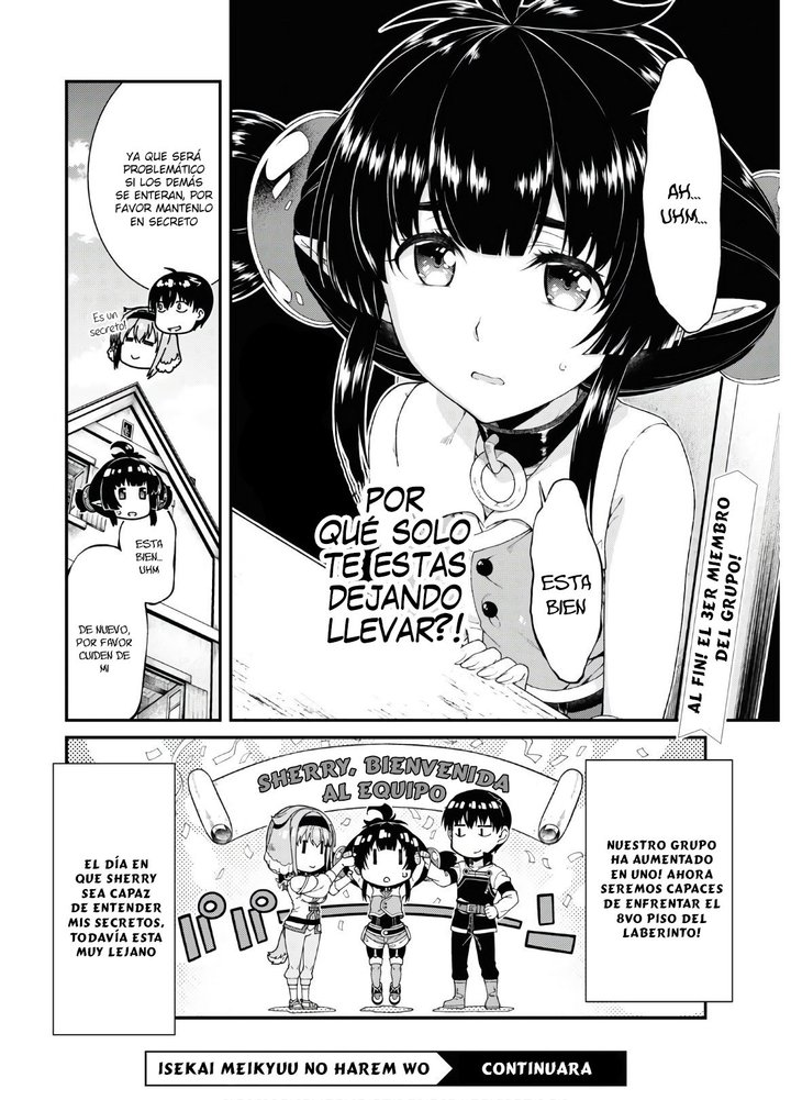 Isekai Meikyuu de Dorei Harem wo Capítulo 16.2 - Página 36