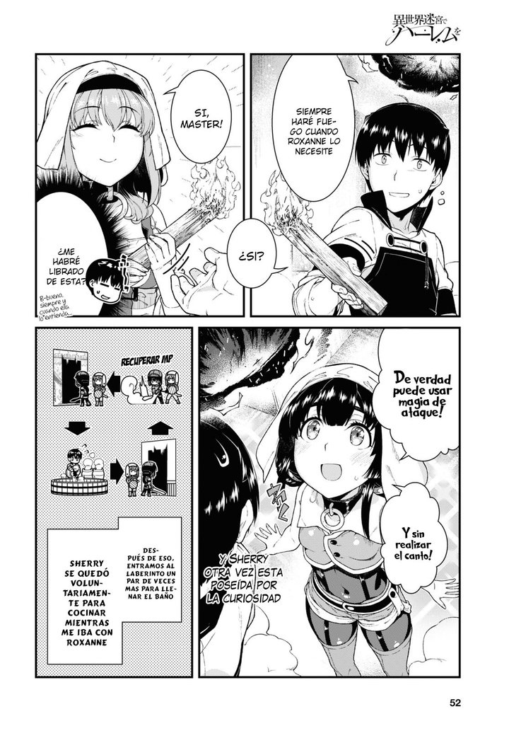 Isekai Meikyuu de Dorei Harem wo Capítulo 17.2 - Página 7