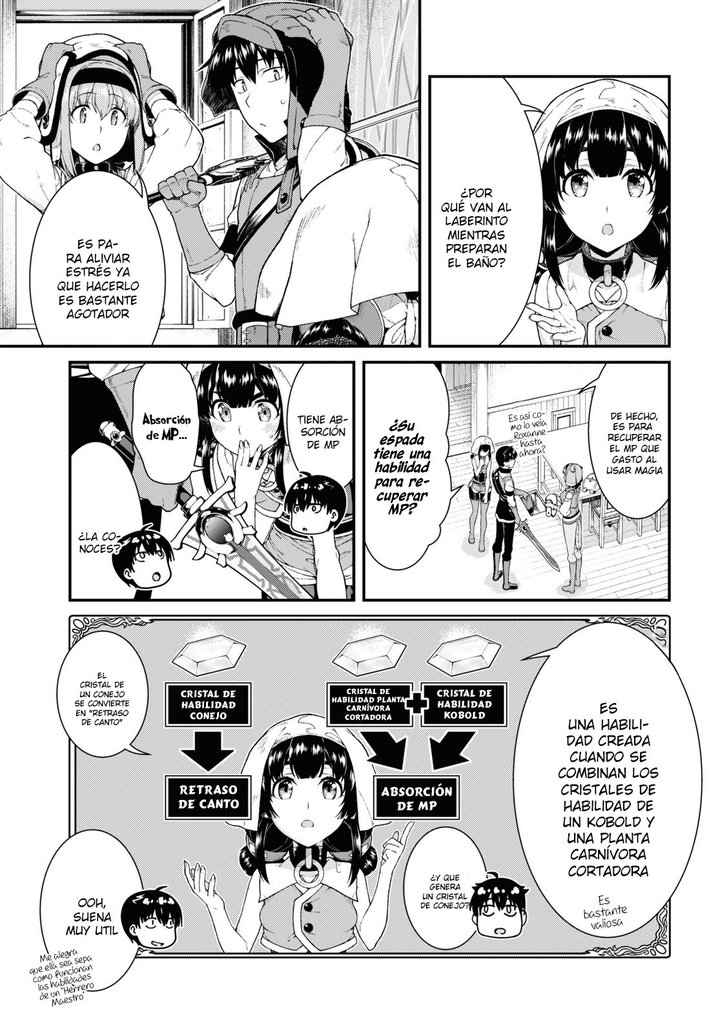 Isekai Meikyuu de Dorei Harem wo Capítulo 17.2 - Página 8