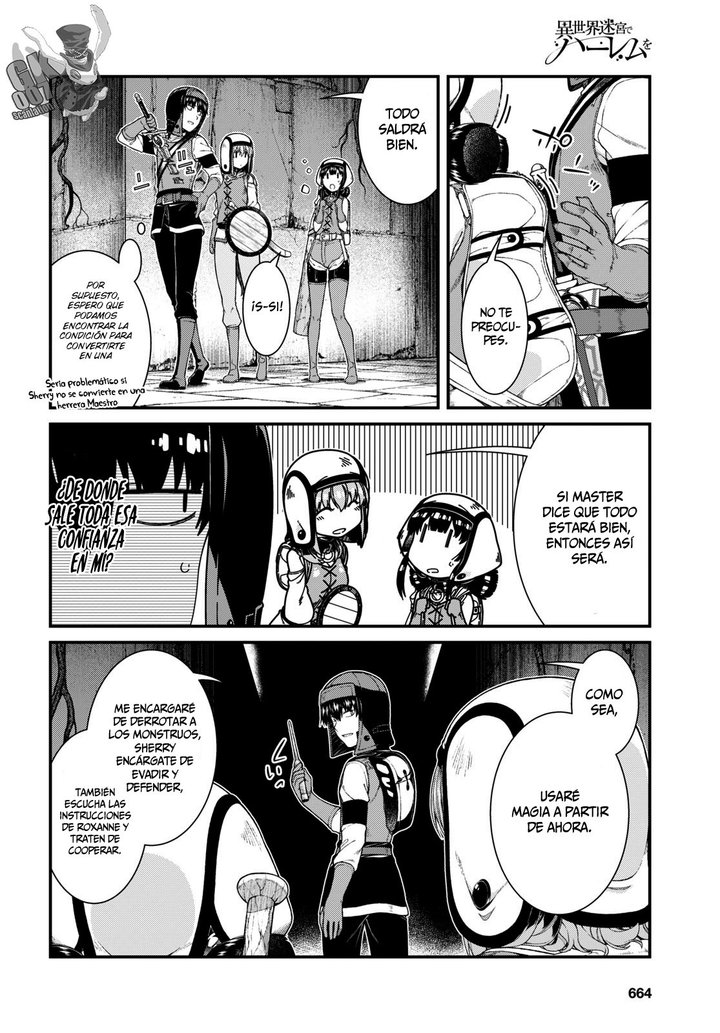 Isekai Meikyuu de Dorei Harem wo Capítulo 19.2 - Página 14