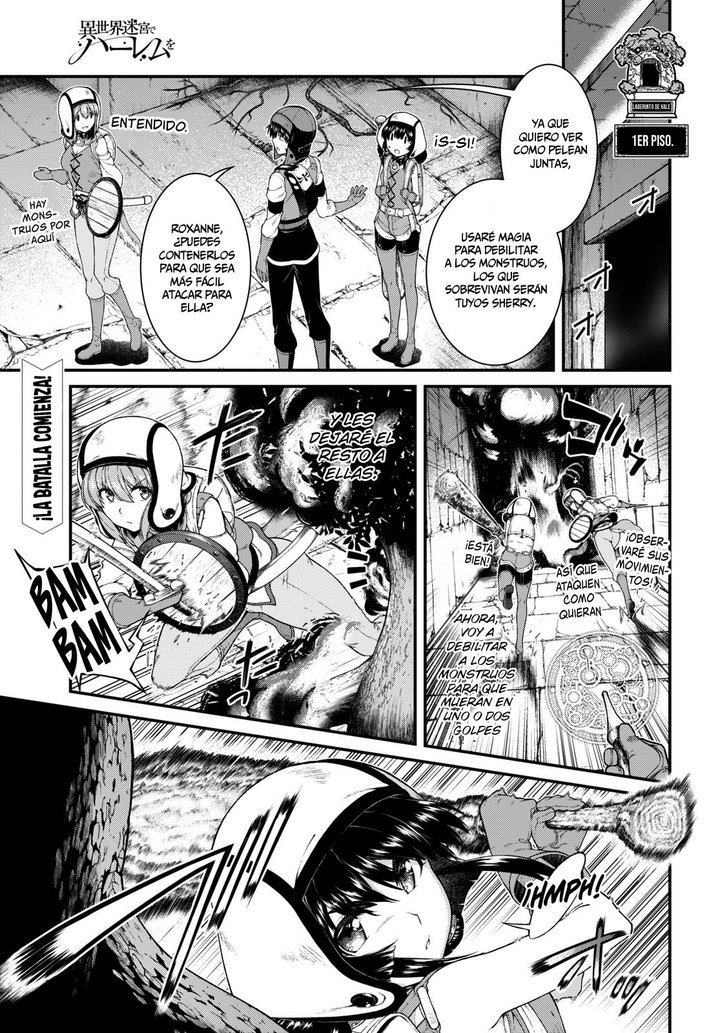 Isekai Meikyuu de Dorei Harem wo Capítulo 19.2 - Página 2