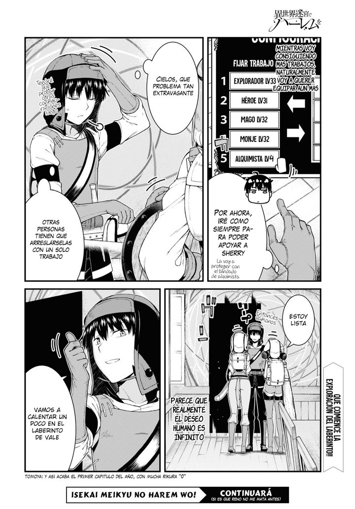 Isekai Meikyuu de Dorei Harem wo Capítulo 19 - Página 22