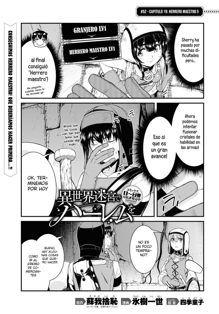 Isekai Meikyuu de Dorei Harem wo Capítulo 20.5 - Página 3
