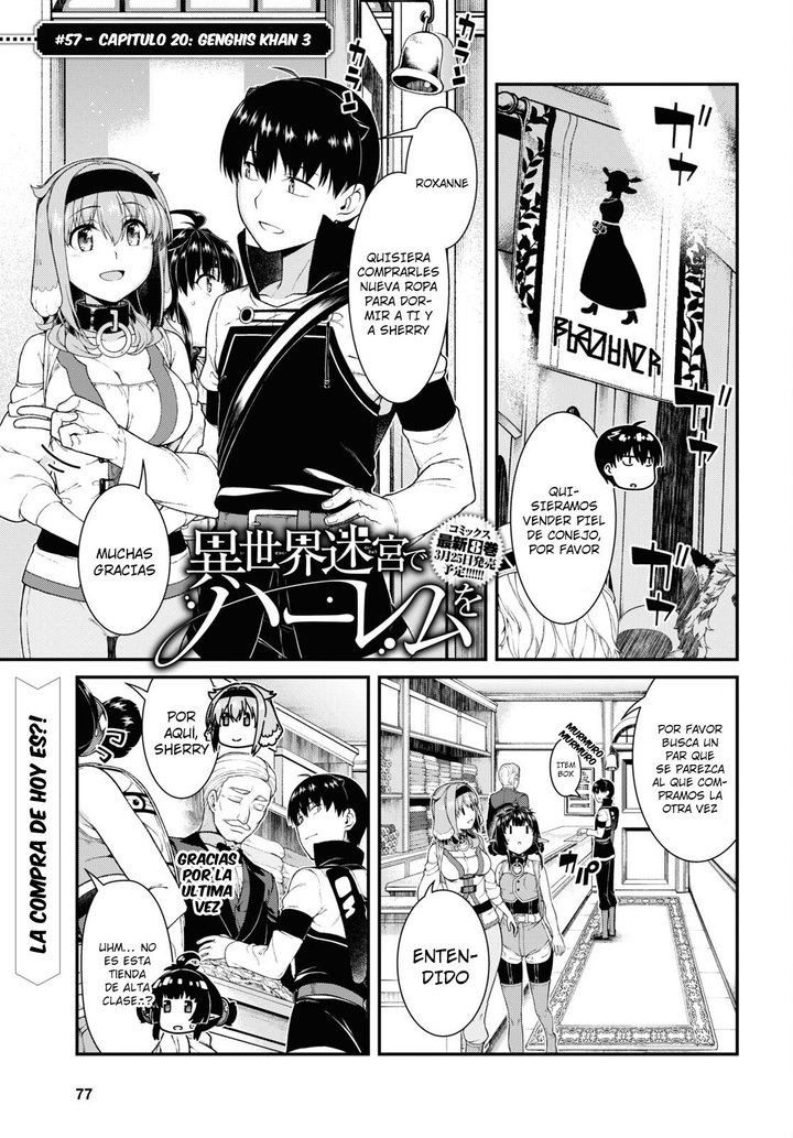 Isekai Meikyuu de Dorei Harem wo Capítulo 21.3 - Página 3