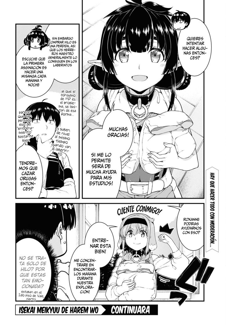 Isekai Meikyuu de Dorei Harem wo Capítulo 21.4 - Página 10