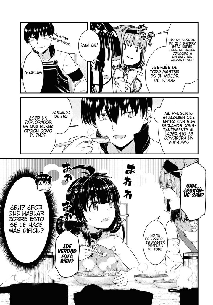 Isekai Meikyuu de Dorei Harem wo Capítulo 21.5 - Página 13