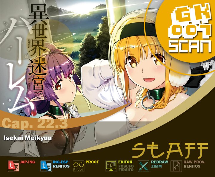Isekai Meikyuu de Dorei Harem wo Capítulo 22.3 - Página 1