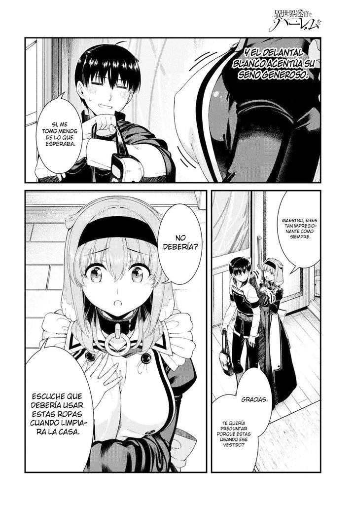 Isekai Meikyuu de Dorei Harem wo Capítulo 22.3 - Página 4