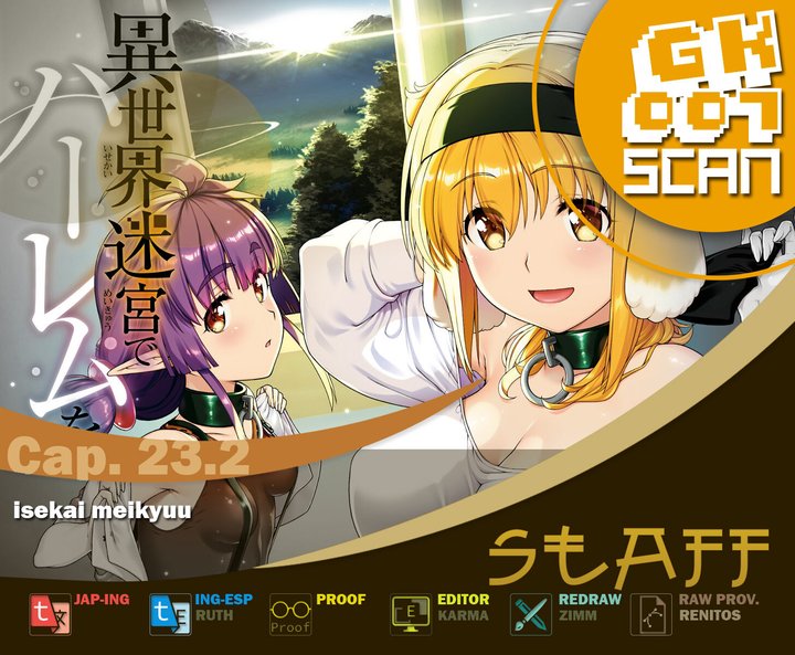 Isekai Meikyuu de Dorei Harem wo Capítulo 23.2 - Página 1
