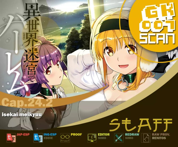Isekai Meikyuu de Dorei Harem wo Capítulo 24.2 - Página 1