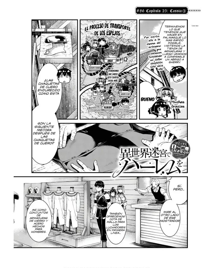 Isekai Meikyuu de Dorei Harem wo Capítulo 25.2 - Página 2