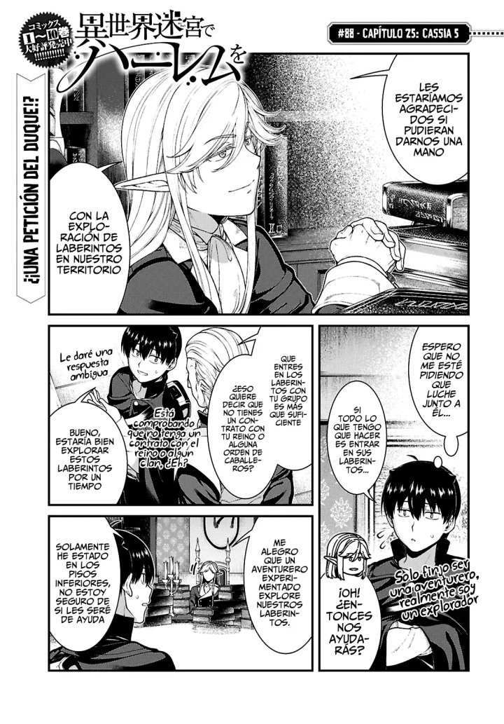 Isekai Meikyuu de Dorei Harem wo Capítulo 25.4 - Página 2