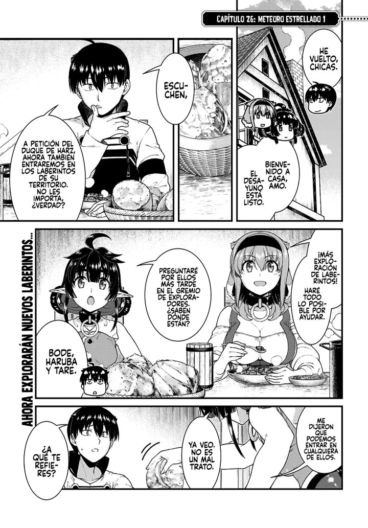 Isekai Meikyuu de Dorei Harem wo Capítulo 26.1 - Página 3