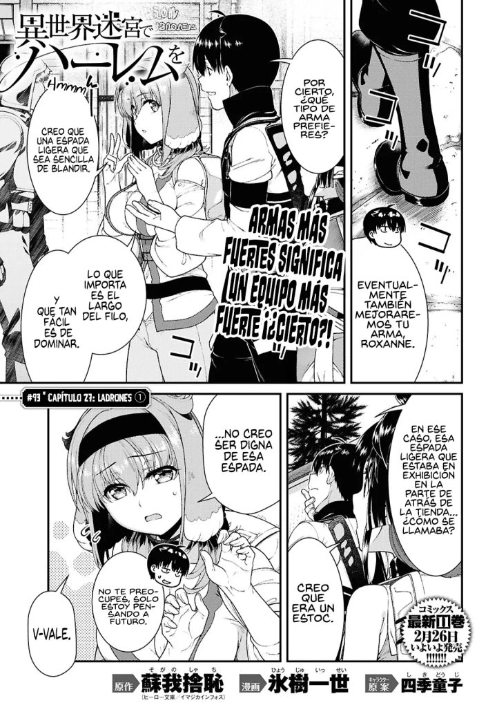 Isekai Meikyuu de Dorei Harem wo Capítulo 27.1 - Página 2