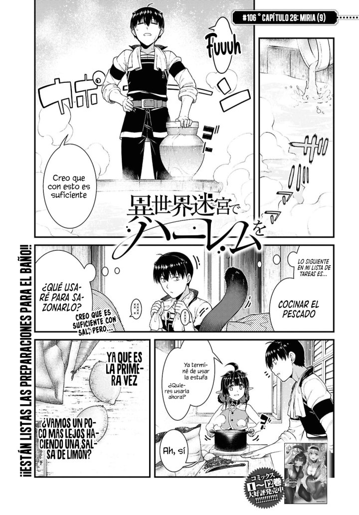 Isekai Meikyuu de Dorei Harem wo Capítulo 28.9 - Página 4