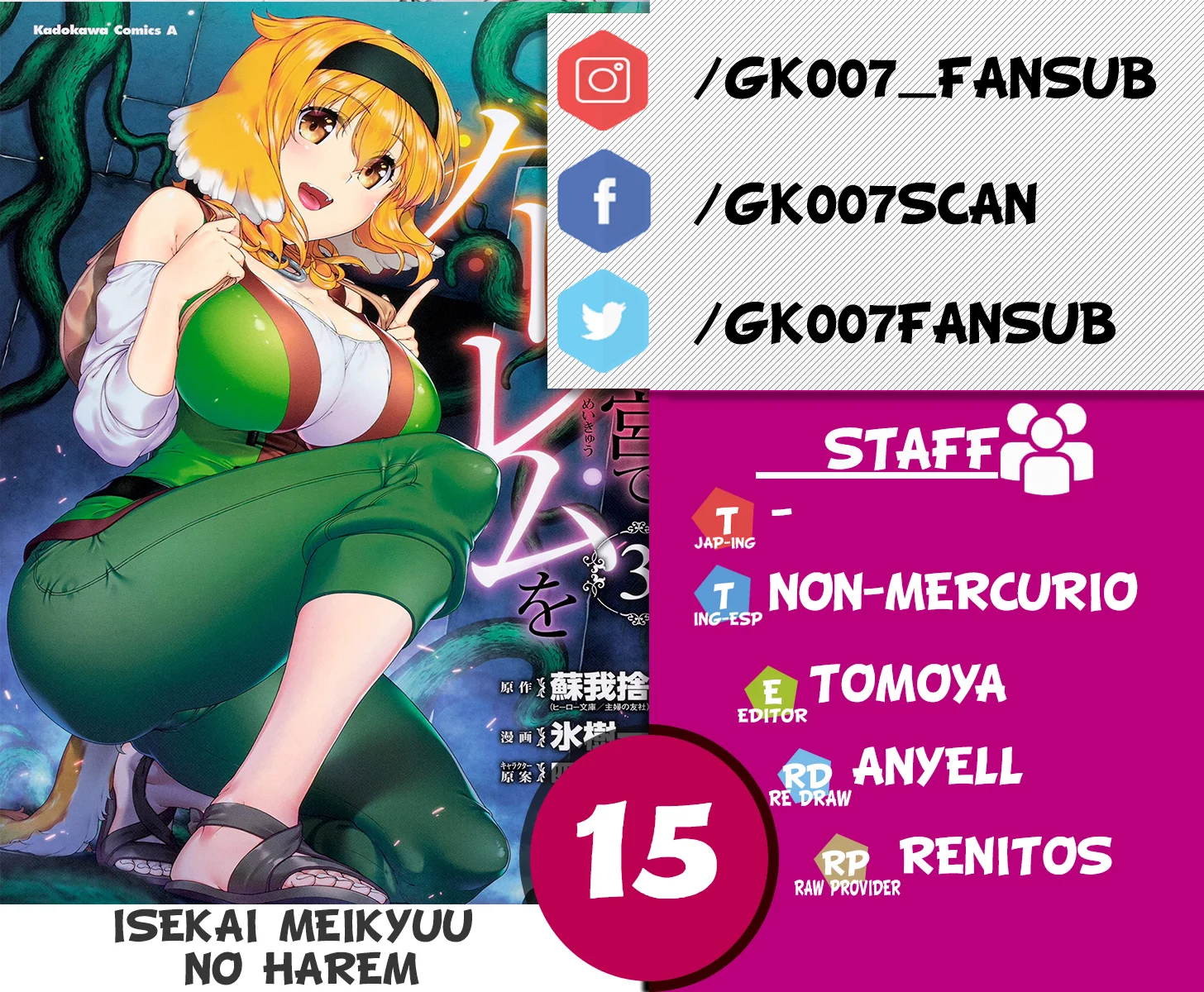 Isekai Meikyuu de Dorei Harem wo Capítulo 34 - Página 1