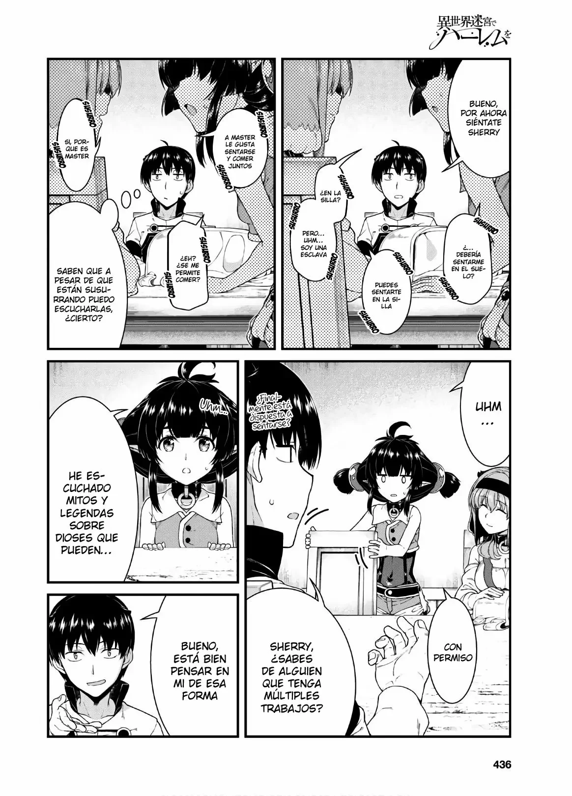 Isekai Meikyuu de Dorei Harem wo Capítulo 38 - Página 32