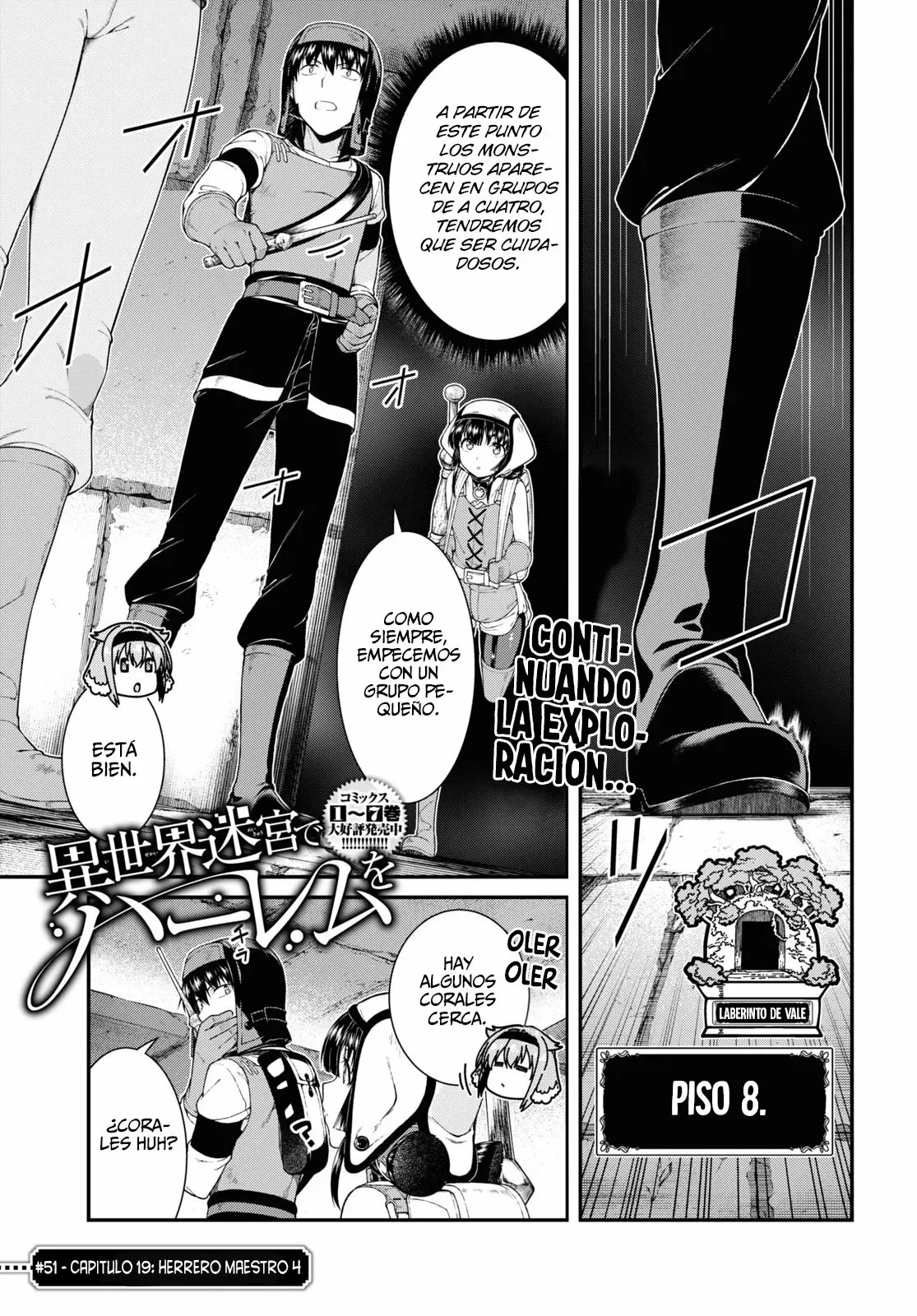 Isekai Meikyuu de Dorei Harem wo Capítulo 51 - Página 3