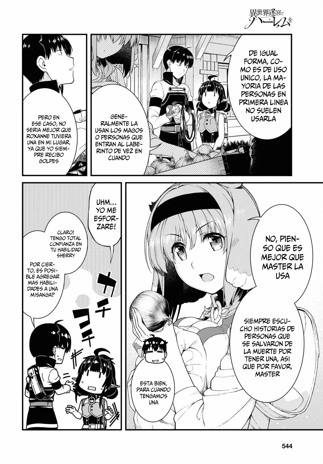 Isekai Meikyuu de Dorei Harem wo Capítulo 58 - Página 8