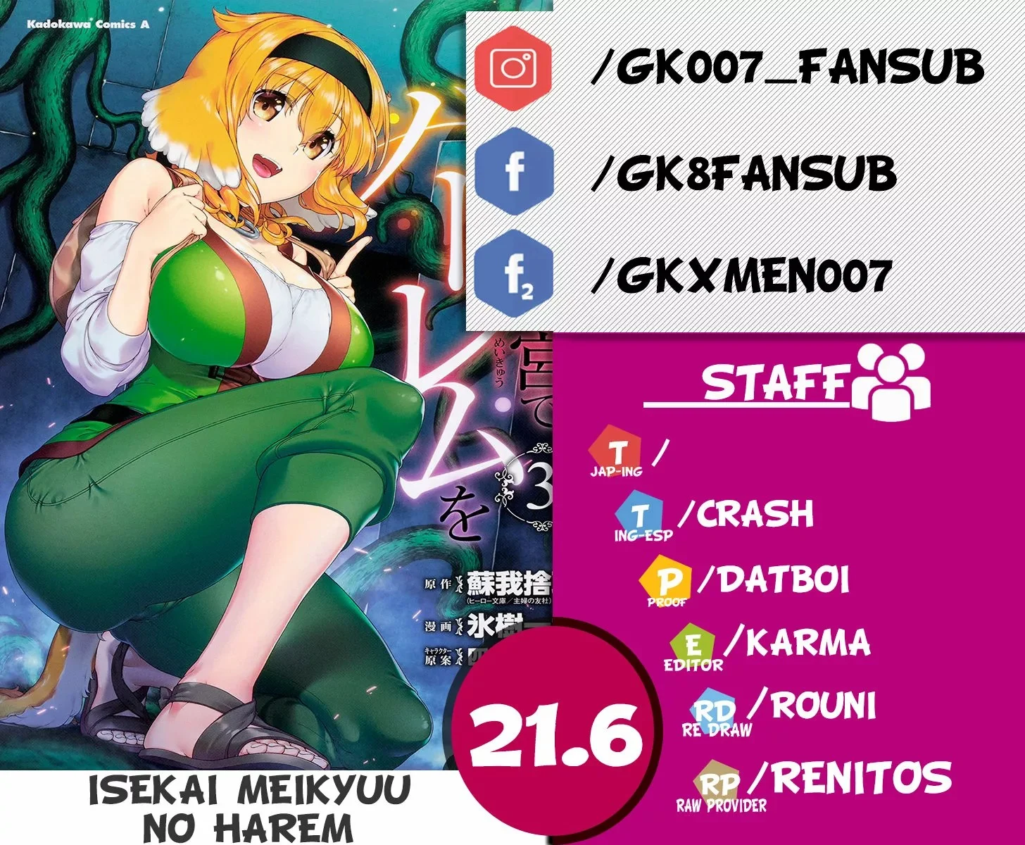 Isekai Meikyuu de Dorei Harem wo Capítulo 60 - Página 1