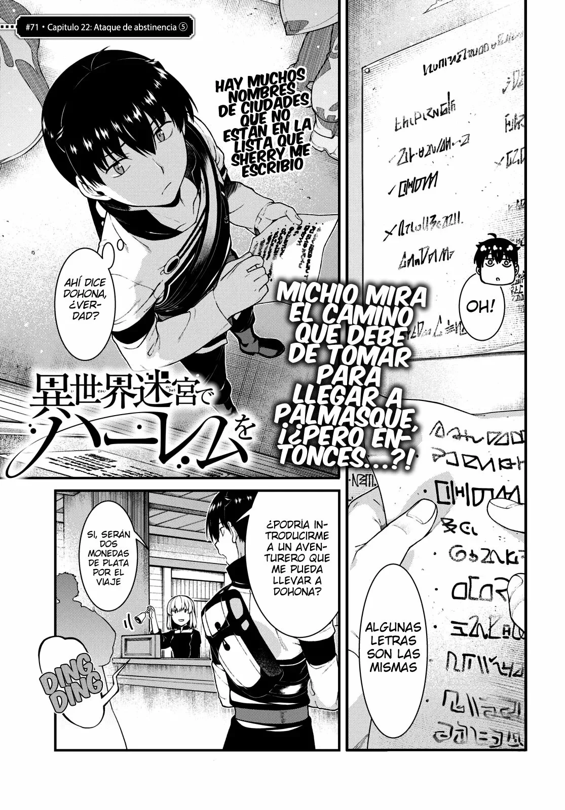 Isekai Meikyuu de Dorei Harem wo Capítulo 71 - Página 3