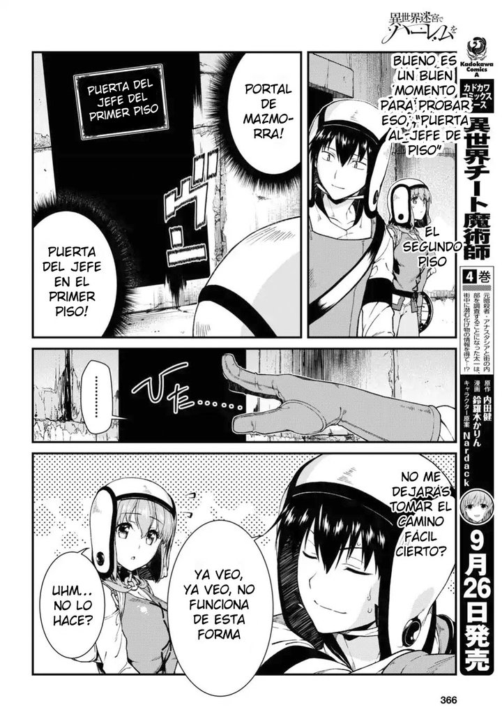 Isekai Meikyuu de Dorei Harem wo Capítulo 8.2 - Página 22