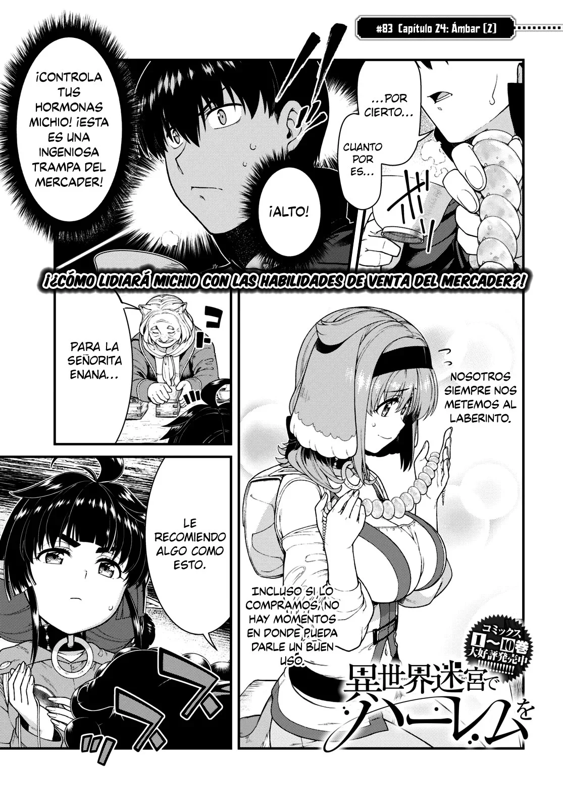 Isekai Meikyuu de Dorei Harem wo Capítulo 83 - Página 3