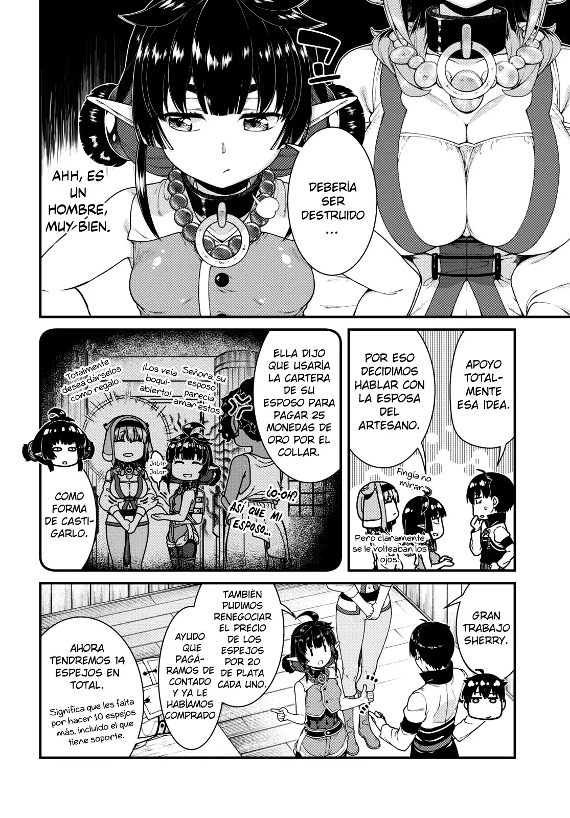 Isekai Meikyuu de Dorei Harem wo Capítulo 83 - Página 14