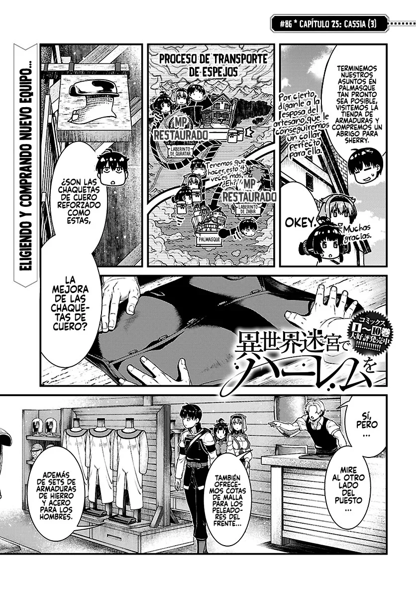 Isekai Meikyuu de Dorei Harem wo Capítulo 86 - Página 2