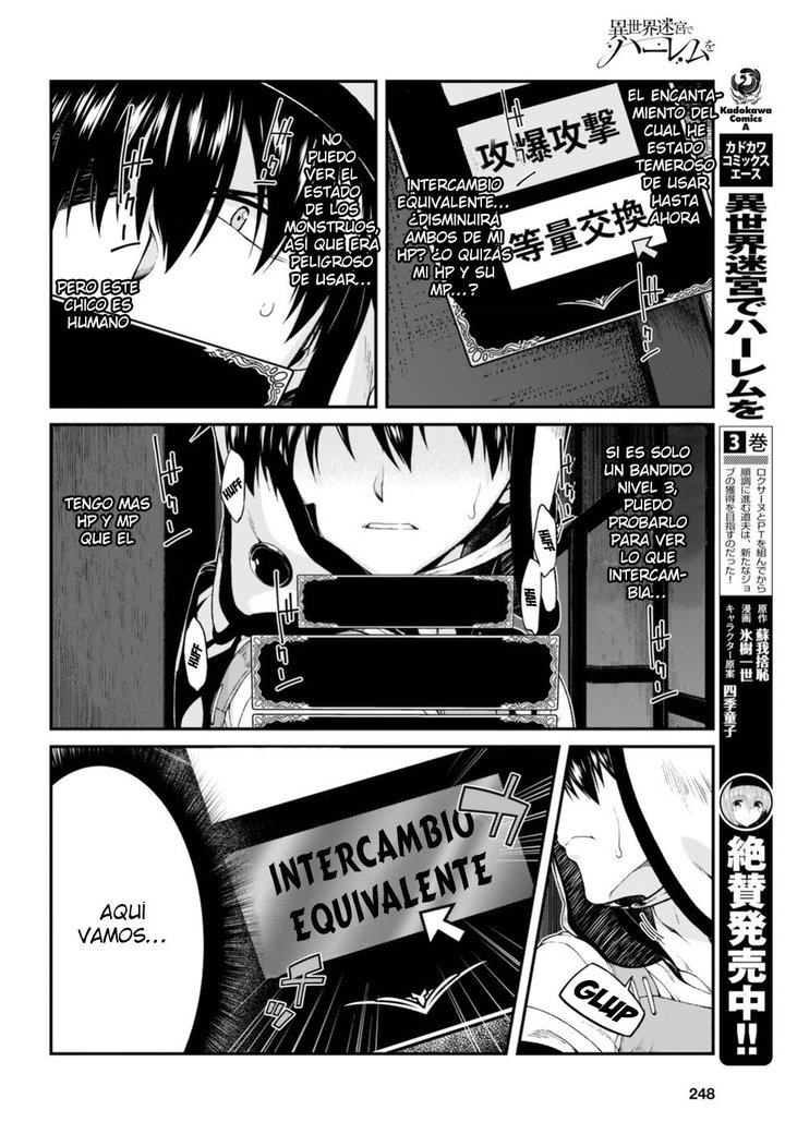 Isekai Meikyuu de Dorei Harem wo Capítulo 9.4 - Página 3