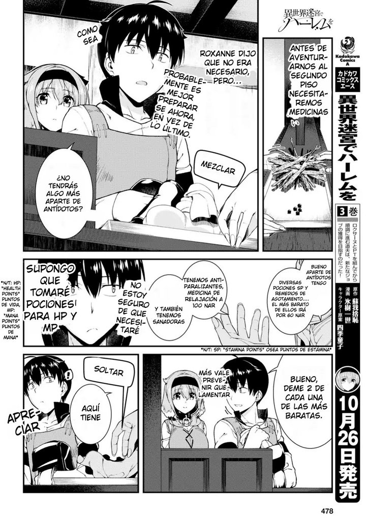 Isekai Meikyuu de Dorei Harem wo Capítulo 9 - Página 4