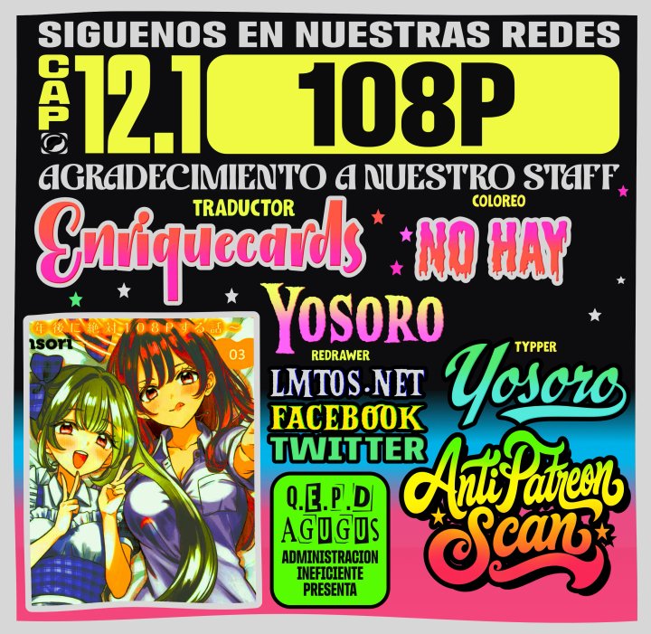 ¡108C! ~La historia de que definitivamente haré llegar al climax a 108 dentro de un año~ Capítulo 12.1 - Página 1