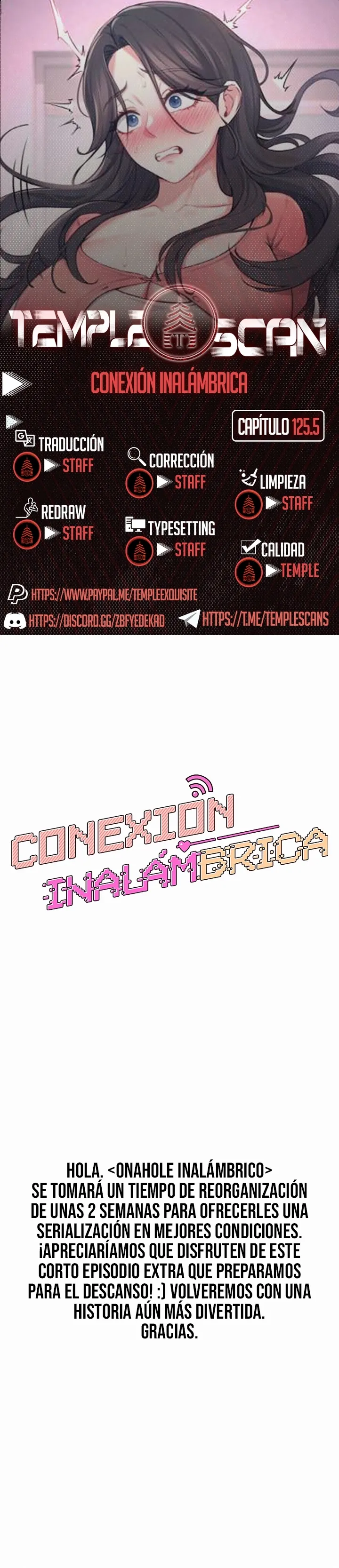 Onahole inalámbrica Capítulo 125.5 - Página 1