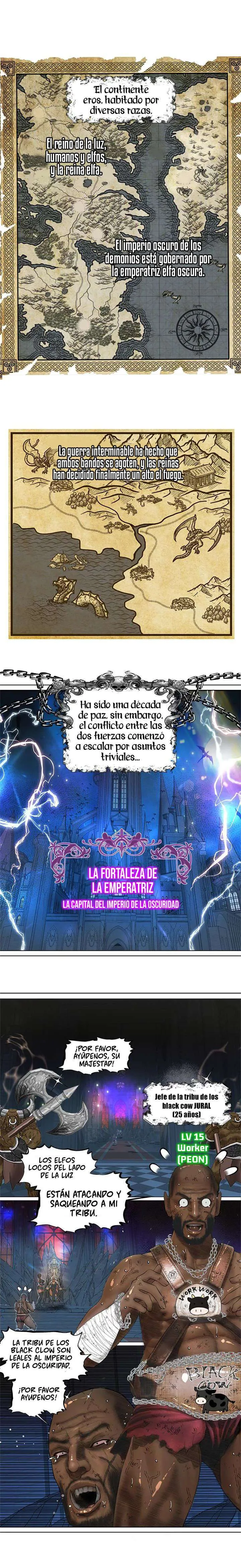 La Reina ELfa Oscura Y El Esclavo Orco Capítulo 1 - Página 2