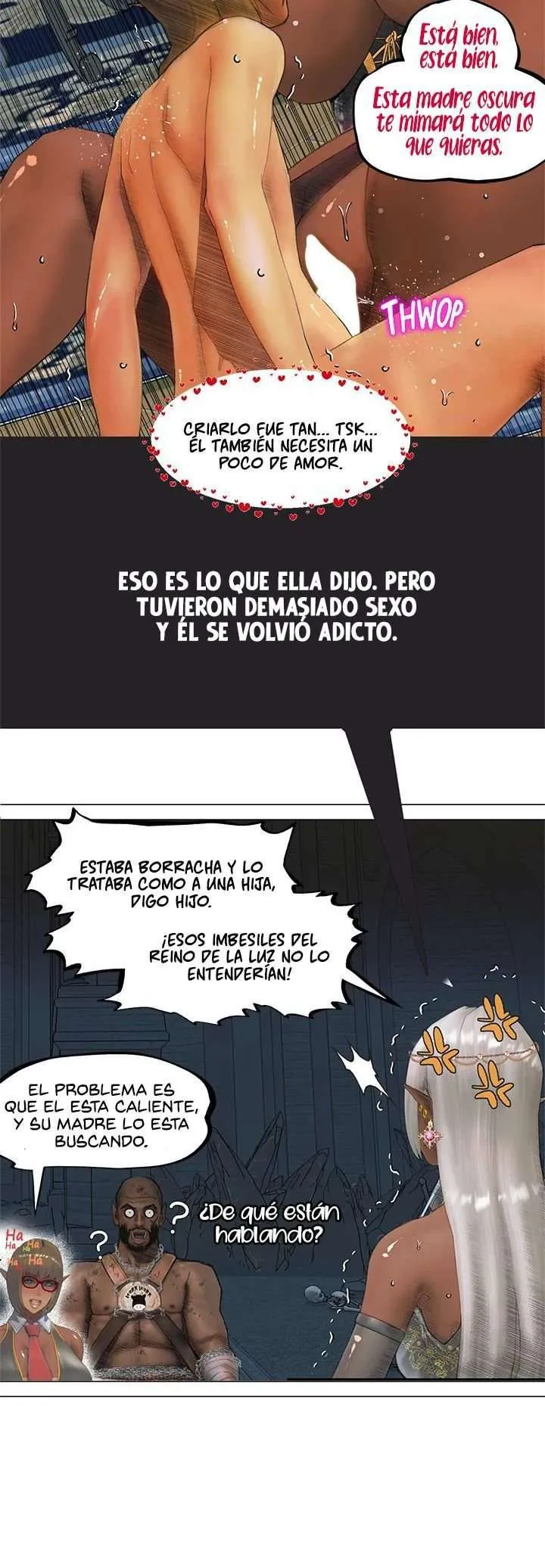 La Reina ELfa Oscura Y El Esclavo Orco Capítulo 1 - Página 12