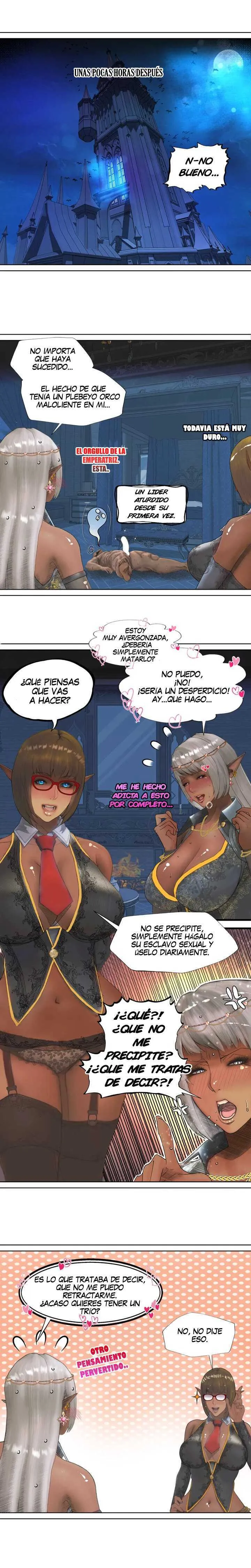 La Reina ELfa Oscura Y El Esclavo Orco Capítulo 2 - Página 8