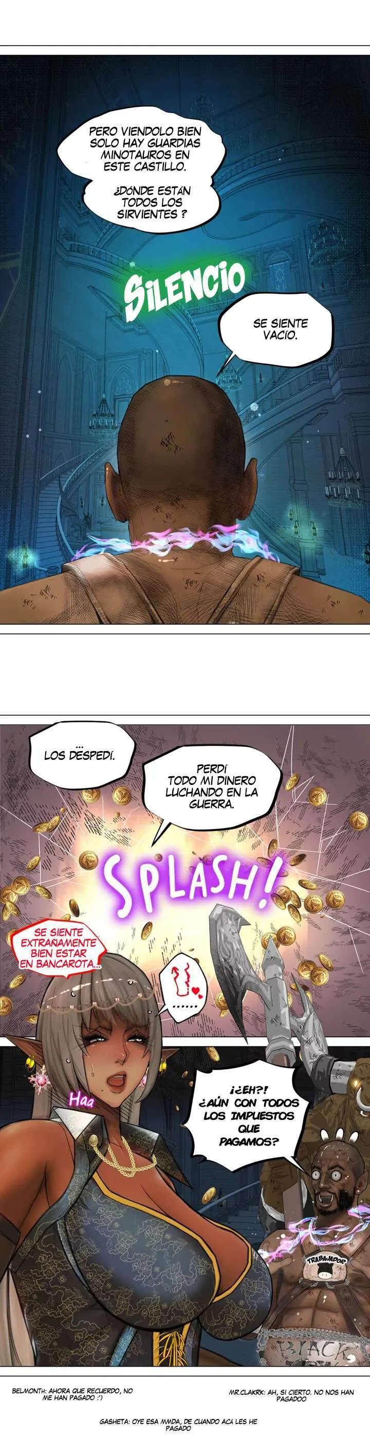 La Reina ELfa Oscura Y El Esclavo Orco Capítulo 3 - Página 3